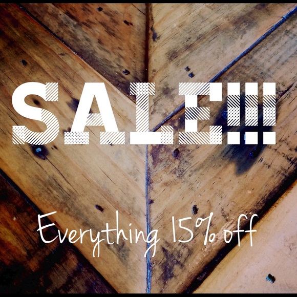 Eveything is 15% off! Extra 10% if you bundle
