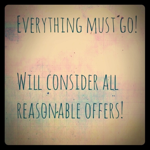 ⚡️Moving sale! Lightening deals all week!⚡️