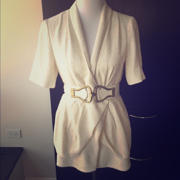 Alice + Olivia Jackets & Blazers - Alice and Olivia Peplum Layered Jacket