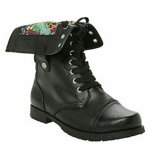 Hot Topic Black Combat Boots