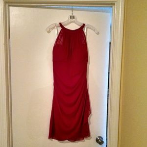Bridesmaids dress rose colored