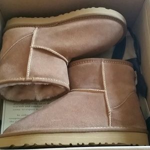 Brand new.. in box.. ugg ankle tan boots