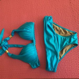 VS blue swim suite