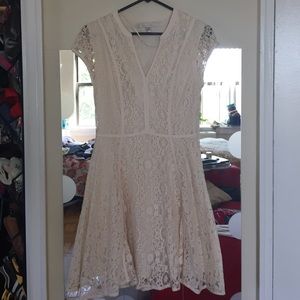 ✨Cream Lace Lauren Conrad Dress✨