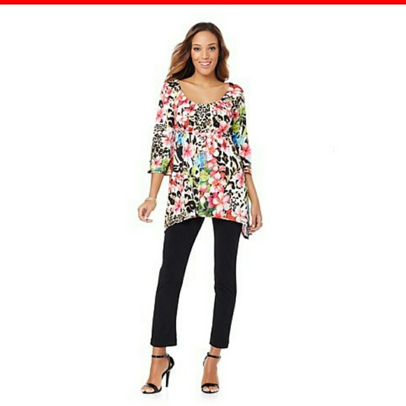 Slinky 2 Piece Outfit Peasant Tunic & Pant Small - Picture 2 of 2