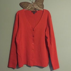Orange Cardigan