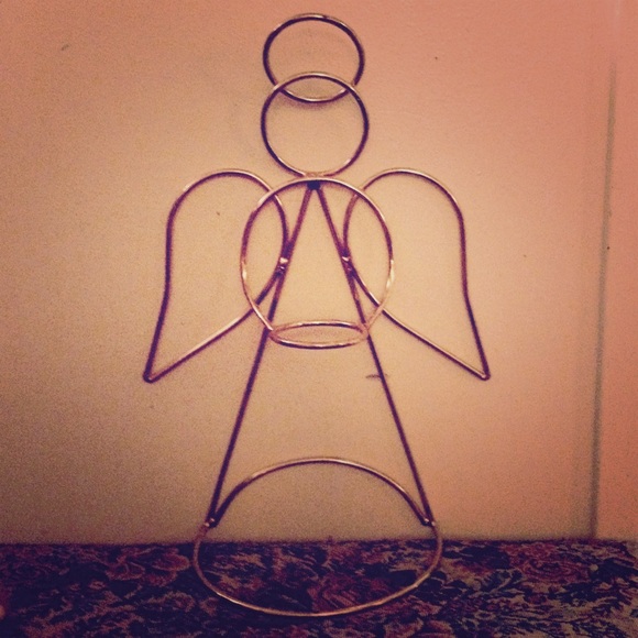 vintage accessories brass angel