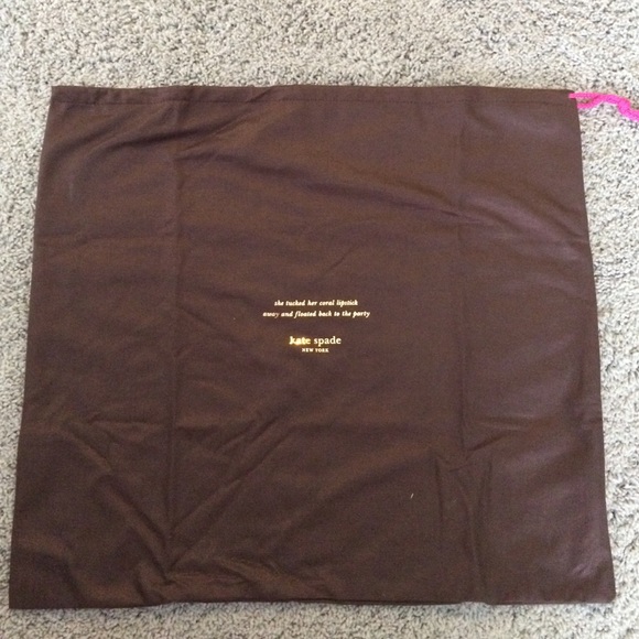 Large Kate Spade dust bag