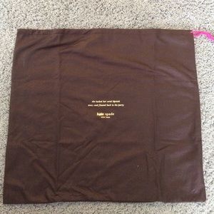 Large Kate Spade dust bag