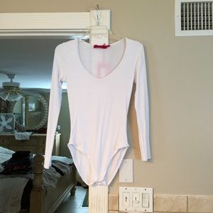 Women's white bodysuit