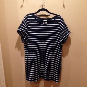 Navy Striped T-Shirt from H&M