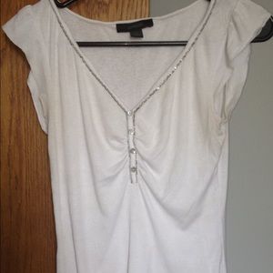 EXPRESS white shirt size M