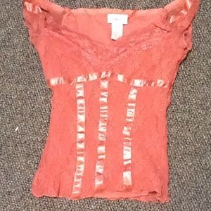 Corset style shirt