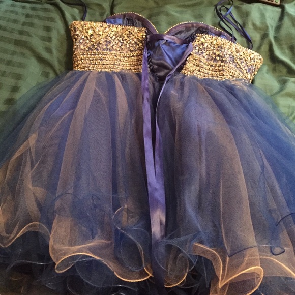 Royal blue homecoming dress - Picture 2 of 2