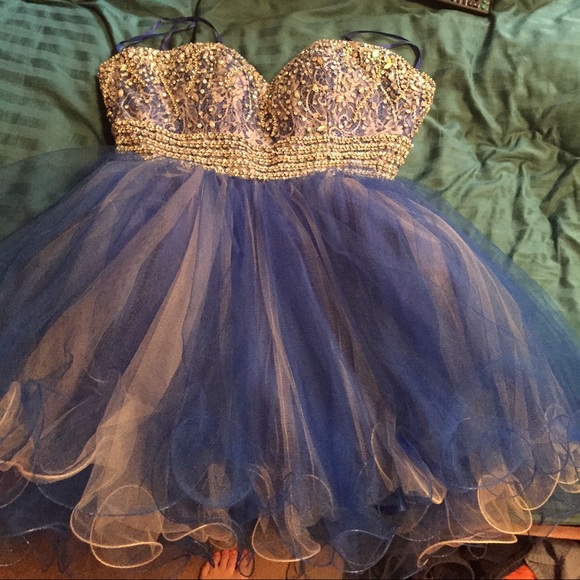 Dresses & Skirts - Royal blue homecoming dress