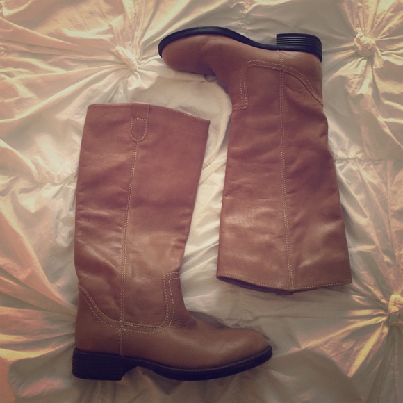 Kenneth Cole Leather Rider Boots