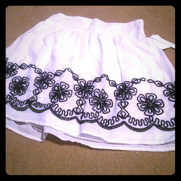 Black and White Skirt