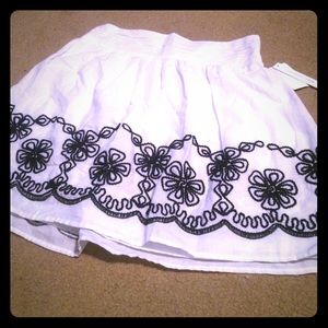 Black and White Skirt