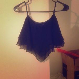 Black crop top!