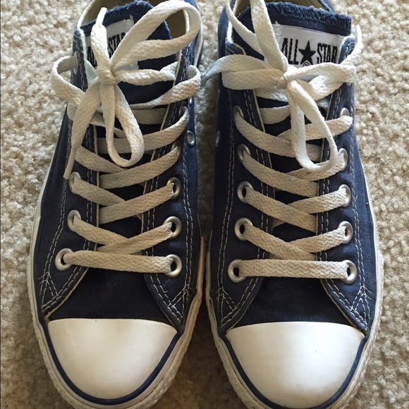 Navy blue Converse