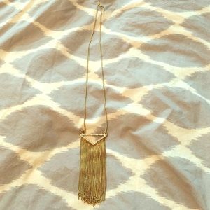 Gold pendant necklace