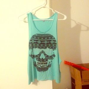 Skull tank top