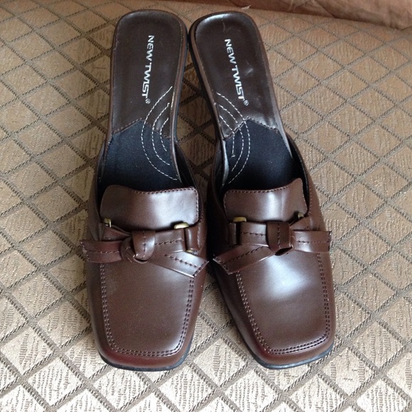 Chocolate Brown Slip-On Dress Shoes