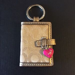 Coach Mini Photo Wallet Keychain