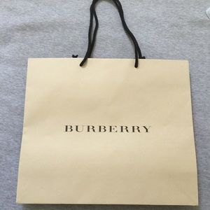 Burberry paper bag