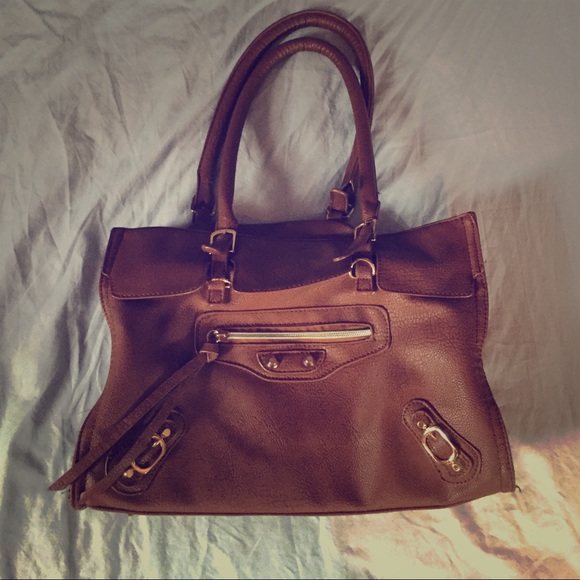 TRADED Brown handbag - Picture 1 of 4