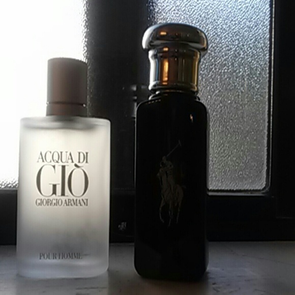 MEN's Cologne Ralph Lauren, Giorgio Armani 1 Oz