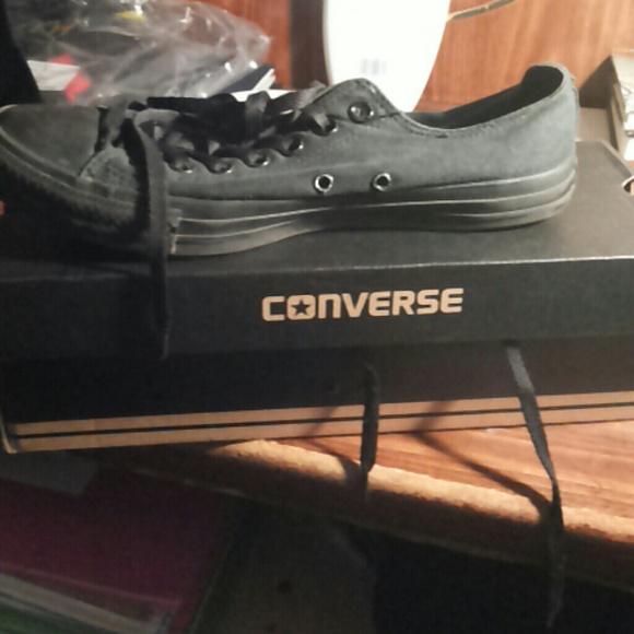 All black converse
