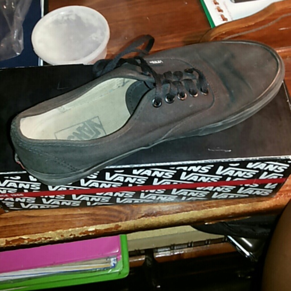 All black vans