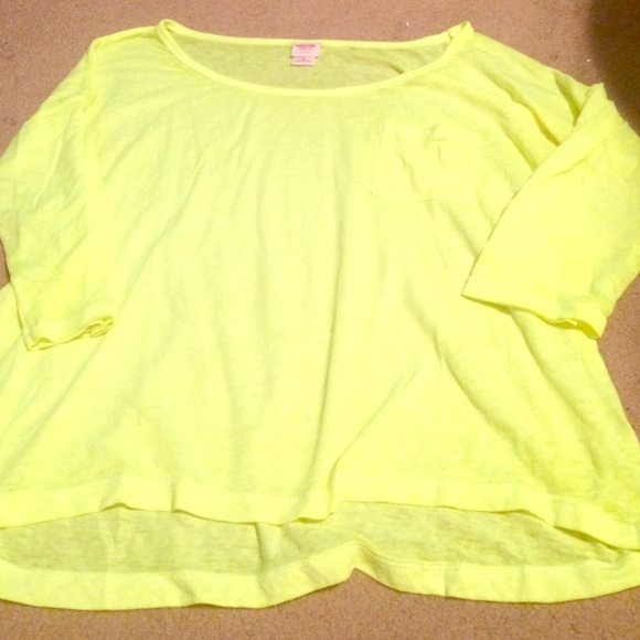 Neon Yellow Top