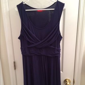 ELLE Navy Blue Sleeveless Dress Size XL