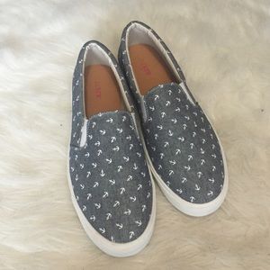 NWOT J. Crew shoes 9 1/2 anchors💙💙💙
