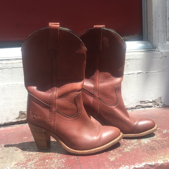 Vintage frye cowboy boots
