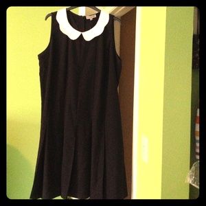 Alice and You Pleated Dress With White Collar