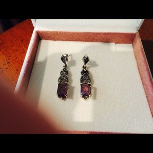 Amethyst earrings