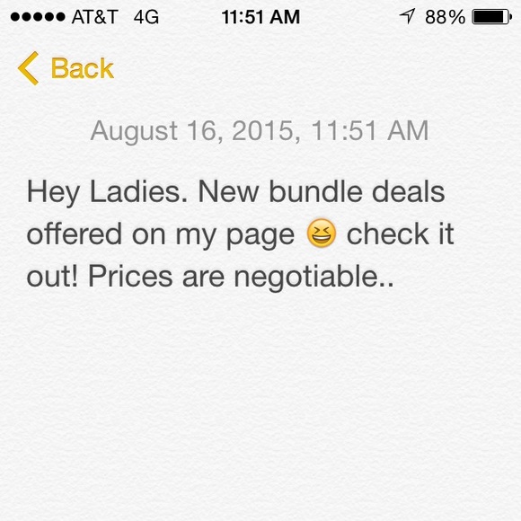 BUNDLE DEALS‼️