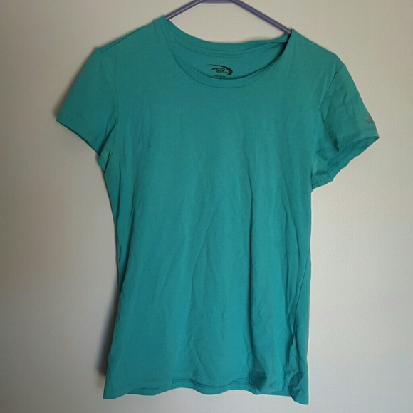 Teal workout shirt