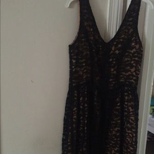 Black lace dress