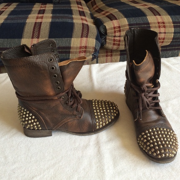 Steve Madden Boots - ON HOLD Steve Madden Studded Combat Boots