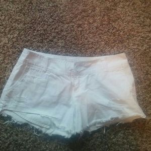 White short shorts