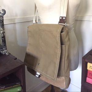 COACH laptop canvas messenger bag