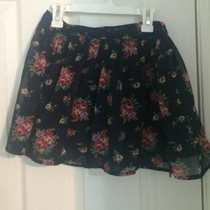 Abercrombie floral skirt NWT