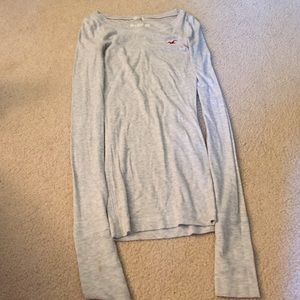Hollister long sleeve grey shirt