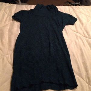 Short sleeve sweater dress shirt