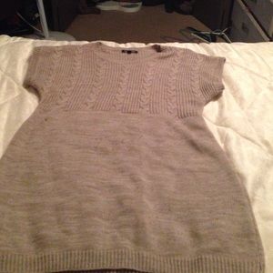 Short sleeve sweater dress