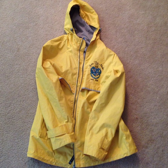 Yellow zeta raincoat